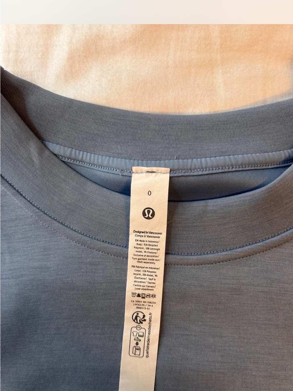 Final price - Lululemon- soft stream oversized cropped sweatshirt size 0 - Picture 6 of 7